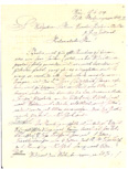 Faksimile Brief Seite 1